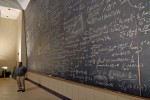 Giant blackboard at St. Olaf College
