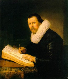 "A Scholar" by Rembrandt
