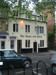 Lewis' favored pub, the Eagle and Child