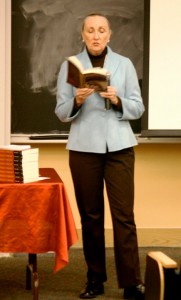 Mary Poplin reading excerpt from "Finding Calcutta" at Carnegie Mellon U. Veritas Forum