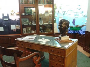 C.S. Lewis' desk and chair