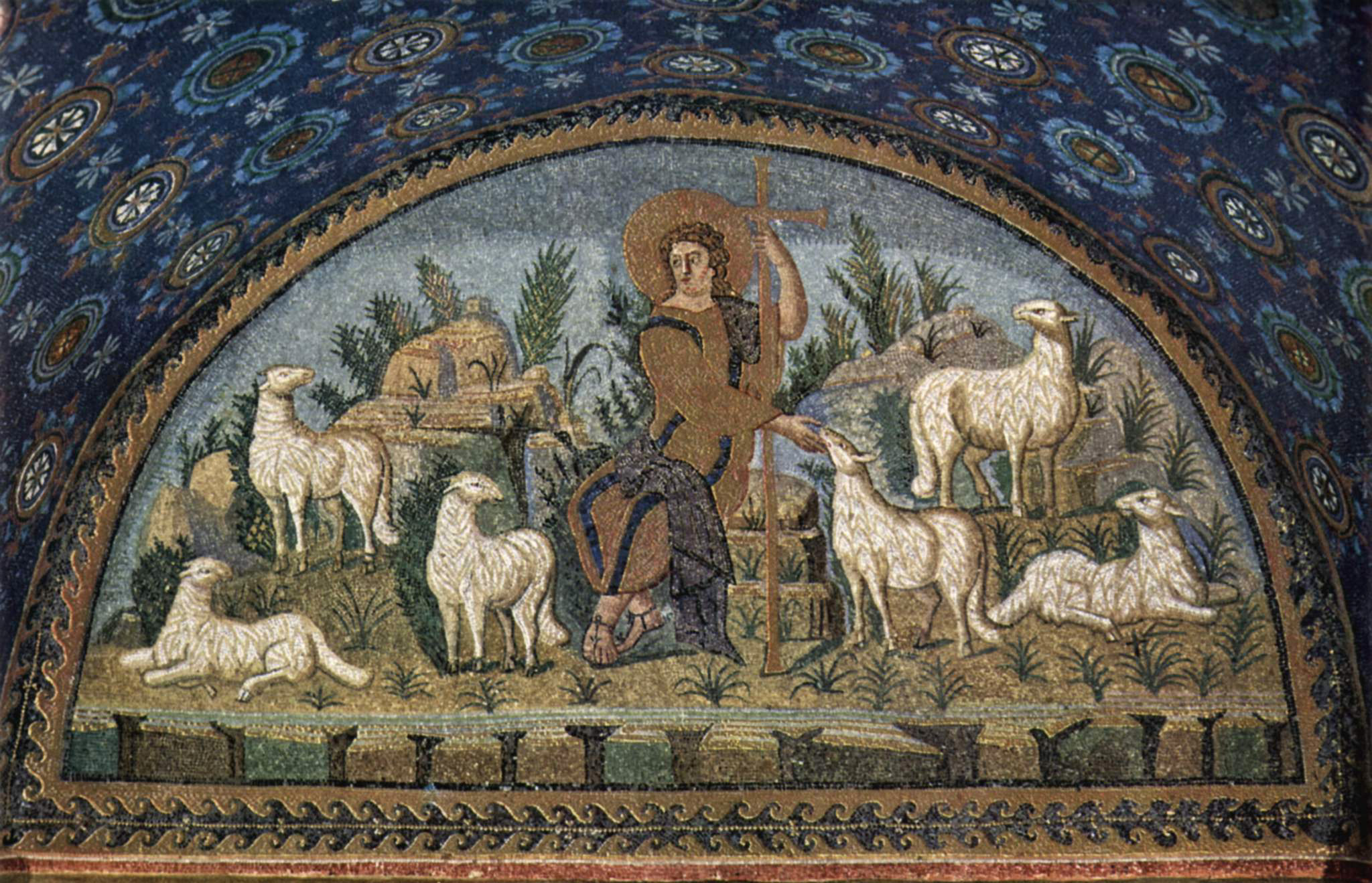 Christ the Good Shepherd, from Art in the Christian Tradition, a project of the Vanderbilt Divinity Library, Nashville, TN. http://diglib.library.vanderbilt.edu/act-imagelink.pl?RC=51106 (retrieved December 25, 2012).