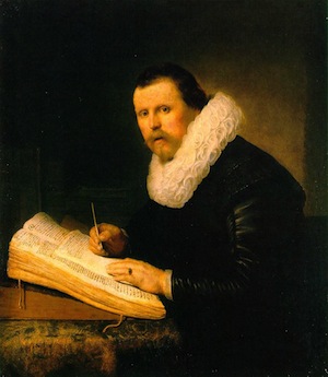 A Scholar by Rembrandt