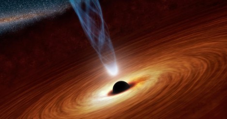 Simulated black hole