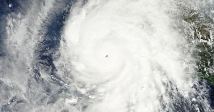 Satellite image of Hurricane Patricia