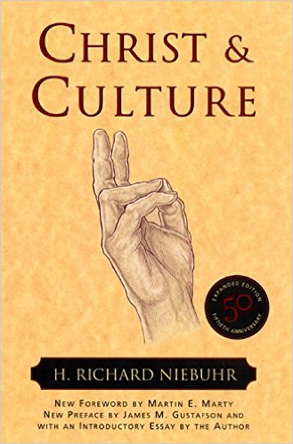 Christ and Culture. Expanded Edition. 25th Anniversary. H. Richard Niebuhr (Harper & Row, 1975).