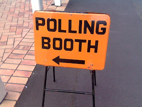 voting booth photo