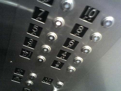 college elevator photo