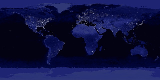 population map photo