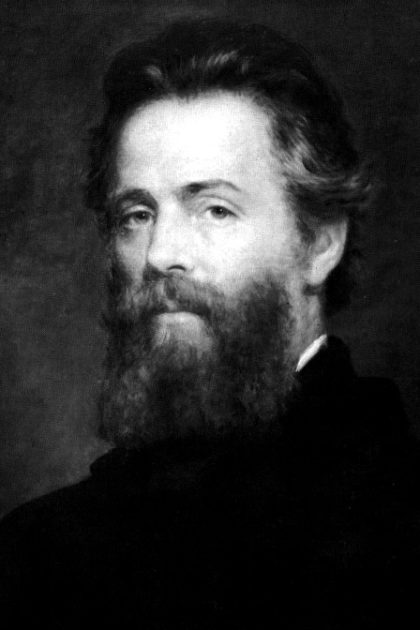 Herman Melville etching