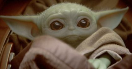 Still of Baby Yoda from The Mandalorian