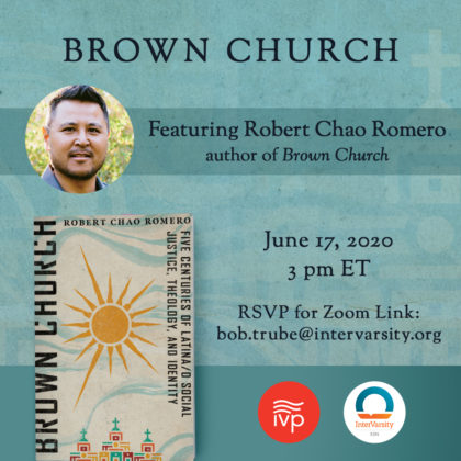 Advertisement of webinar about Brown Church