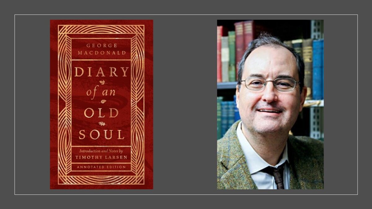 Cover image of "Diary of an Old Soul" and annotator Timothy Larsen